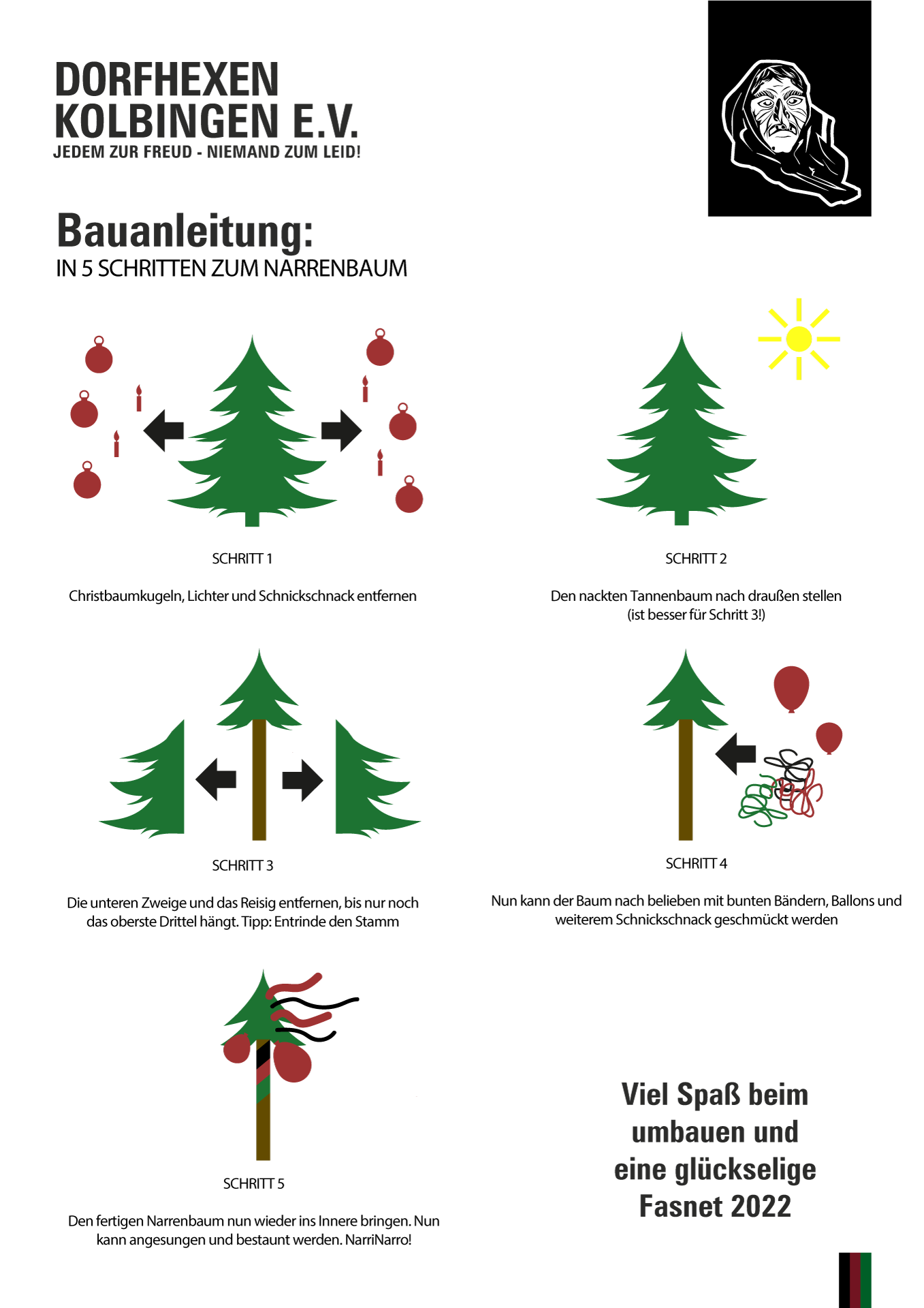 #vomweihnachtsbaumzumnarrenbaum